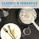 Aroma Housewares 6-Cup (Cooked) (3-Cup UNCOOKED) Pot-Style Rice Cooker (ARC-743G) , White - Image 4