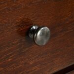 Narrow End SideTable with Drawer and Storage Shelf, Solid Wood Sofa Tables, Slim Beside Table-, Telephone for Small Spaces, Living Room, 22"L x 13"W x 22.7"H No-tools Assembly Dark Walnut BBJ004DWA - Image 8