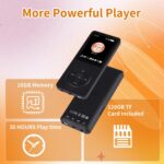 128GB MP3 Player with Bluetooth - Portable Music Player for Kids - with Built-in HD Speaker, Voice Recorder, HiFi Sound, E-Book (Included Earphones) - Image 5
