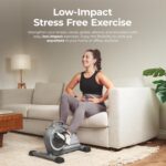 Sunny Health & Fitness Dual Function Under-Desk Bike Trainer, Mini Exercise Machine for Senior Training, Arm/Leg Cardio Cycle Workout, Optional Magnetic, Motorized w/Free SunnyFit App Connection - Image 5
