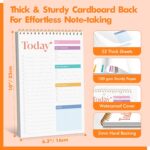 To Do List Notepad, Daily Planner Notebook with 52 Tear-off Sheets, Undated Writing Organizer for Daily Tasks and Goal, Coiled Task Track Checklist Productivity Pad for Office, Classroom, Home, School - Image 5