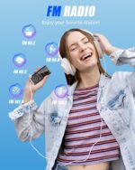 64GB Bluetooth MP3 Player - 2.4" Screen Portable HiFi Mp3 Player with Built-in Speaker, MP3 Music Player with Voice Recorder, FM Radio, Touch Buttons,Support up to 256GB SD Card - Image 8