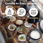 CUCKOO CR-3032 30-Cup (Uncooked) / 60-Cup (Cooked) Large Capacity Commercial Rice Cooker & Warmer with Nonstick Inner Pot, Switch Press (Silver/Black) - Image 8