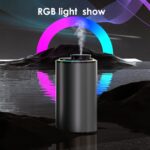 Waterless Essential Oil Diffuser, Diffuser,Portable Aromatherapy Diffuser,Light Show,3 Countdown Timers & 3 Mist Levels for Home, Room, Car, Office (Black) - Image 5