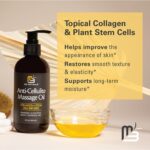 M3 Naturals Firming Body Massage Oil with Collagen & Stem Cell – Helps Smooth The Appearance of Cellulite & Improve Skin Texture – Refreshing Aromatherapy Body Oil for Legs & Full Body – 8 Fl Oz - Image 4