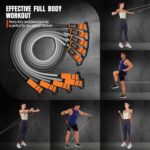 Resistance Bands with Handles - Heavy Duty Fitness Bands for Men & Women - Strength & Muscle Training, Yoga, Home Gym Equipment - Image 5