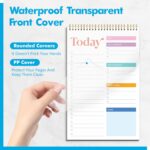 To Do List Notepad, Daily Planner Notebook with 52 Tear-off Sheets, Undated Writing Organizer for Daily Tasks and Goal, Coiled Task Track Checklist Productivity Pad for Office, Classroom, Home, School - Image 4