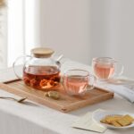 CnGlass Glass Teapot Stovetop Safe,30.4oz Clear Tea pot with Removable Filter Spout,Loose Leaf and Blooming Tea Maker - Image 6