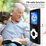 MYMAHDI Support TF Cards Slim 1.8" LCD Mp3 Mp4 Player Media/Music/Audio Player with Accessories Black - Image 5