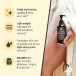 M3 Naturals Firming Body Massage Oil with Collagen & Stem Cell – Helps Smooth The Appearance of Cellulite & Improve Skin Texture – Refreshing Aromatherapy Body Oil for Legs & Full Body – 8 Fl Oz - Image 3