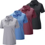 Women's Polo Shirts Athletic Golf Shirts Women Lightweight Womens Polo Shirts Short Sleeve Quick Dry Womens Shirt - Image 2