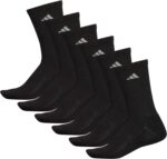 adidas Men's Athletic Cushioned 6-Pack Crew, Cushioned Crew Socks with Arch Compression for a Secure Fit - Image 8