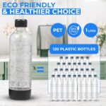 Original Soda Maker (Matte Black): Carbonate Drink (1L PET Bottle Included), Create Sparkling, Seltzer & Fizzy Water, Compatible with Any Screw-In 60L CO2 Carbonator (Not Included) - Image 5