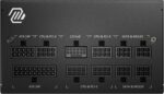 MSI MAG A850GL PCIE 5.1 & ATX 3.1 Gaming Power Supply - Full Modular - 80 Plus Gold Certified 850W - Compact Size - ATX PSU - 10 Year Warranty - Image 4