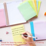 9 Pack Lined Sticky Notes 4X6 in Post, 9 Pastel Colors Large Ruled Post Sticky Colorful Super Sticking Power Memo Pads Strong Adhesive, Sticky Notes with Lines Office, Home, 35 Sheets/pad - Image 4