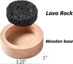 Small Passive Lava Rock Diffuser for Essential Oils Great for Decorating at Desk, Office or Car - Image 3