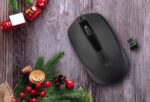 Rii Wireless Mouse, 2.4G Portable Computer Mice for PC, Laptop, Windows,Office Included Wireless USB dongle (Black) - Image 3