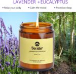 Aromatherapy Candles, Scented Candles, 7OZ Lavender Eucalyptus Candles Stress Relief and Relax for Home & Bedroom Gift for Women Birthday Christmas, Soy Wax Candle - Image 3