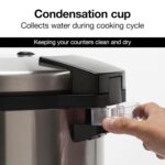 Proctor Silex Commercial 37540 Rice Cooker/Warmer, 40 Cups Cooked Rice Capacity, Nonstick Inner Pot, Hinged Lid, Stainless Steel Housing, Conforms to NSF - Image 6