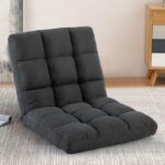 Floor Chair with Back Support Folding Chair with 6 Adjustable Position, Padded Sleeper Bed, Floor Gaming Chair, Meditation Chair for Adults - Image 2