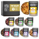 Tiesta Tea - Top 8 Favorites Sampler Set, Loose Leaf, Up to 80 Cups, High to No Caffeine, Hot & Iced, Tea Variety Pack with Green, Herbal, Black & Chai Brew, 8 Sample Pouches - Image 2