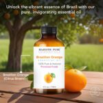 Majestic Pure Brazilian Orange Essential Oil with Glass Dropper - Huge 4 Fl Oz - 100% Pure and Natural Br Orange Oil - Premium Grade Essential Oils for Diffuser, Aromatherapy, Soap and Candle Making - Image 3