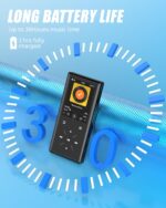 64GB Bluetooth MP3 Player - 2.4" Screen Portable HiFi Mp3 Player with Built-in Speaker, MP3 Music Player with Voice Recorder, FM Radio, Touch Buttons,Support up to 256GB SD Card - Image 4