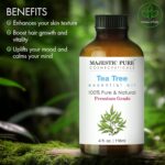 Majestic Pure Tea Tree Essential Oil with Glass Dropper - Huge 4 Fl Oz - 100% Pure and Natural Tea Tree Oil - Premium Grade Essential Oils for Diffuser, Aromatherapy, Soap and Candle Making - Image 4