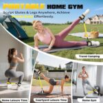 Ankle Resistance Bands with Cuffs, Leg and Glutes Workout Equipment, Resistance Bands with Ankle Straps for Cable Machine Kickbacks, Booty Workouts, Lower Body Exercises - Home Gym Exercise Equipment - Image 8