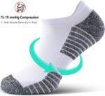 No Show Sports Compression Socks for Men and Women Circulation 4/8 Pack - Image 4