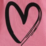 Kids Girl Clothes Heart Print Short Sleeve Top and Shorts Cute Girl Summer Outfits Short Set - Image 7