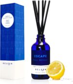 Reed Diffusers Set, 3.7 Oz Scent Diffuser, 6 Reed Diffuser Sticks, Home Fragrance Hyacinth, Peony & Citrus, Aromatherapy Oil Diffuser Reeds, More Masculine Scent, Bathroom & Office Decor 110ml - Image 2