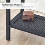 HOOBRO Side Table with Charging Station, Set of 2 End Tables with USB Ports and Outlet, Nightstand with 2-Tier Storage Shelf, for Living Room, Bedroom, Small Space, Rustic Brown and Black BF91UBZP201 - Image 10