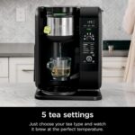 Ninja Hot and Cold Brewed System, Tea & Coffee Maker, with Auto-iQ, 6 Sizes, 5 Styles, 5 Tea Settings, 50 oz Thermal Carafe, Frother, Coffee & Tea Baskets, Dishwasher Safe Parts, Black, CP307 - Image 7