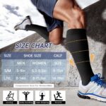HYCLES Compression Sock for Women Men 4 Pairs for Athletic Sports Pregnacy Travel - Image 7