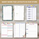 bloom daily planners Double Sided Daily To Do List Planning Pad - 80 Tear Off Sheets for Work, Home or Office Organization (Teal) - 6" x 9" - Image 8
