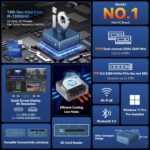 GEEKOM IT13 Mini PC 2025 with 13th Gen Intel i9-13900HK | 32GB RAM | 2TB NVMe SSD | Windows 11 Pro | 6 X USB | 8K Quad Display | WiFi 6E | SD Slot | Intel NUC13 Replacement Desktop Computers - Image 3