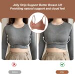 OEAK Womens Wireless Bras Comfortable Push Up Bra No Underwire Bra Full Support Lift Bralette Everyday Seamless Tshirt Bras - Image 5