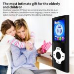 MYMAHDI Support TF Cards Slim 1.8" LCD Mp3 Mp4 Player Media/Music/Audio Player with Accessories Black - Image 3