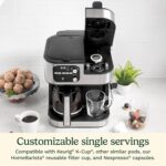 Cuisinart Coffee Center Barista Bar 4-in-1 Coffee Maker, Single-Serve Pods Compatible, Coffeemaker, Three Brewing Sizes, SS-4N1NAS, Black - Image 5