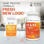 Dr. Berg Maximum Strength 7-in-1 Vitamin D3 K2 5000 IU | Naturally Derived D3 | 4X Lab-Tested & Verified | High Absorption Formula | K2 D3 Vitamin Supplement - 60 Capsules - Image 3