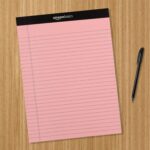 Amazon Basics Wide Ruled 8.5 x 11.75-Inch 50 Sheet Perforated Lined Writing Note Pads, Pack of 6, 300 Count, Multicolor - Image 6