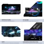 Samsung 49" Odyssey OLED (G93SC) Series Curved Gaming Monitor w QD-OLED, 240Hz, 0.03ms, DQHD, G-Sync Compatible, AMD FreeSync Premium Pro,Height Adjustable Stand,3 Yr Warranty,LS49CG932SNXZA - Image 14