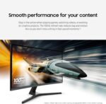 Samsung 32-inch S3 (S39GD) FHD 100Hz Curved Monitor, Game Mode, Eye Saver Mode, Multiple Connectivity with HDMI Port, Built-in Speakers, LS32D396GANXZA, 2025 - Image 6