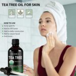 Tea Tree Essential Oil by Fiora Naturals - 100% Pure Organic Oil, for Face, Hair, Skin, Acne, Scalp, Foot and Toenails, Melaleuca Alternifolia - Image 4