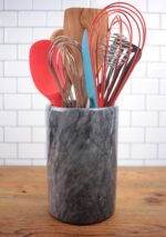 RSVP International Grey Marble Cooler, 4.5" x 7" | Use with Champagne, Wine, Beer, Kitchen Tools & More | Keeps Drinks Cold in Elegance, One Size - Image 5