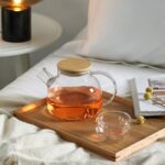 CnGlass Glass Teapot Stovetop Safe,30.4oz Clear Tea pot with Removable Filter Spout,Loose Leaf and Blooming Tea Maker - Image 5