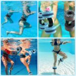 Sportneer Water Aerobics Pool Exercise Equipment Water Workout Combo Set Includes High Density Water Dumbbell Aqua Belt Water Ankle Weights for Aquatic Therapy Pool Fitness Water Exercise - Image 8