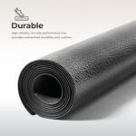 Sunny Health & Fitness Non-Slip Home Gym Mat – Workout Floor Protection Foam Pad for Treadmill, Bike, Elliptical, Yoga and Exercise Equipment or Standing Desk in 4 Size Options - Image 7