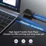 128GB Mini MP3 Player with Bluetooth 5.3,Portable Music Player for Kids with Clip,HiFi Sound,Voice Recorder,E-Book,Built-in HD Speaker,Digital Audio Player for Sport with Earphones & Screen Protector - Image 8